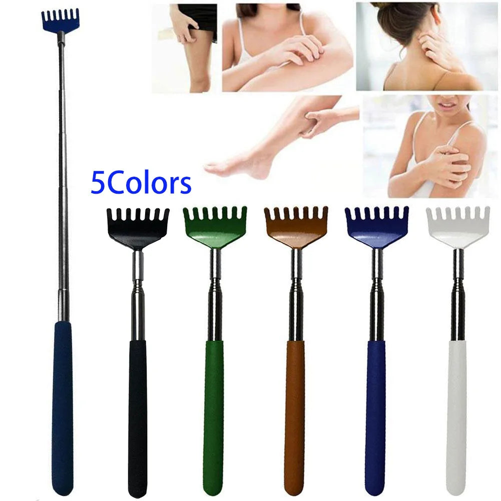 Adjustable Back Scratcher Steel Back Massage Telescopic Anti Itch Claw Massager Back Massage For Elders Tickle Massage Stick