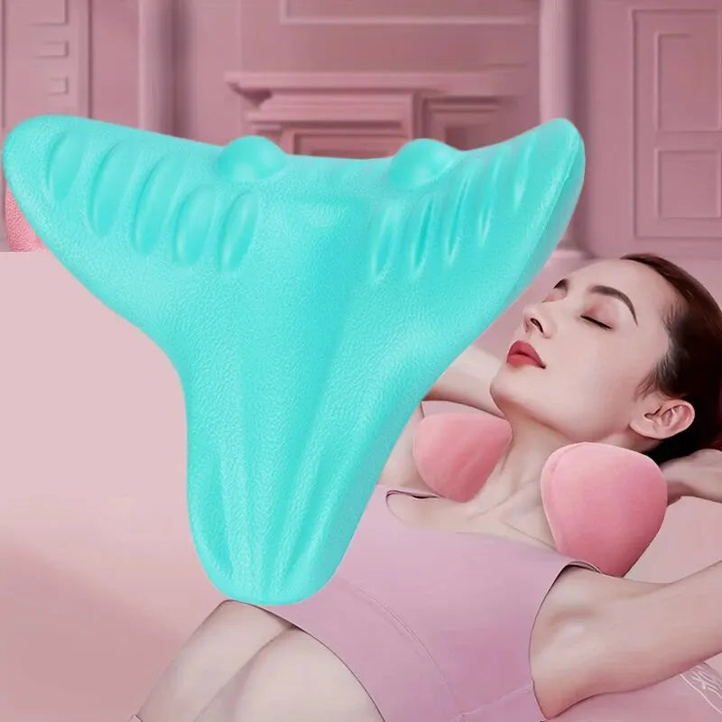 New Gravity Massage Pillow Cervical Vertebra Massager Spinal Traction Device Shoulder Neck Massage Pillow Neck Stretch Pillow