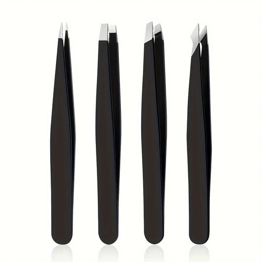 4Pcs Eyebrow Clip Eyebrow Clip Eyelash Clip Hair Pulling Tweezers Double Eyelid Patch  Beauty Makeup Tools