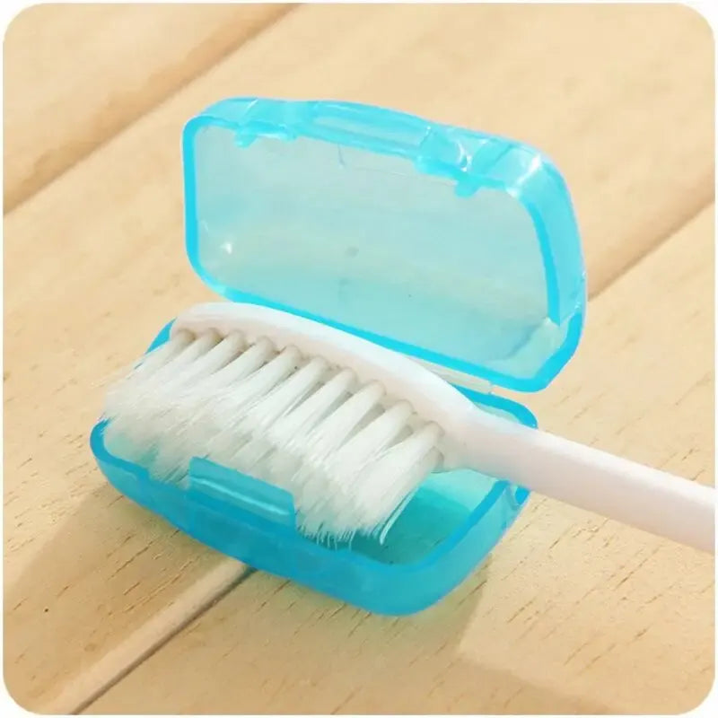 5pcs Portable Toothbrush Cover Travel Portable Toothbrush Protection Case Outdoor Dustproof Case Portable Travel Toothbrush Case